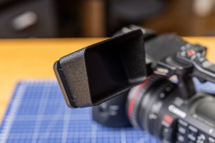 Canon XF605 sunshade